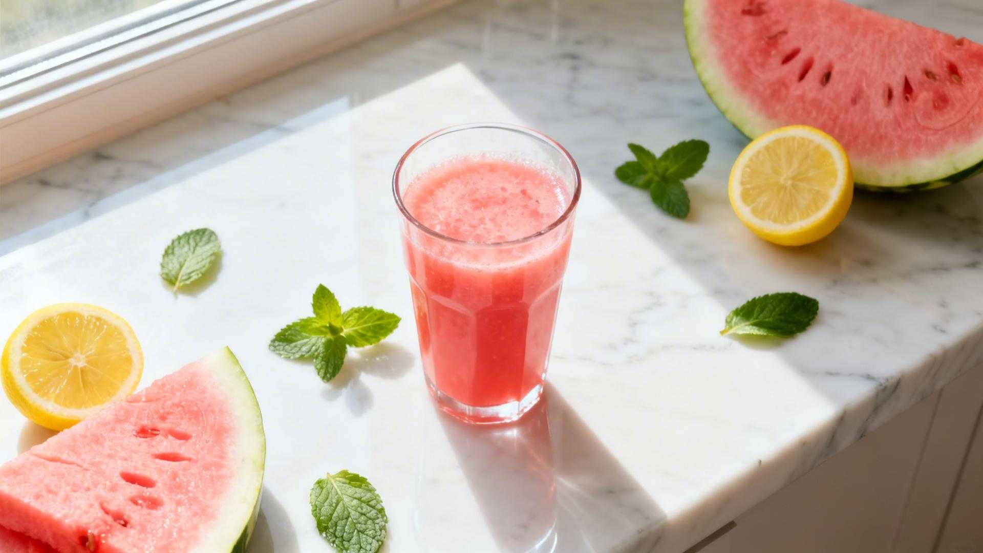 Ce jus de pastèque à 2,50€ hydrate 35% mieux que 2 litres d'eau