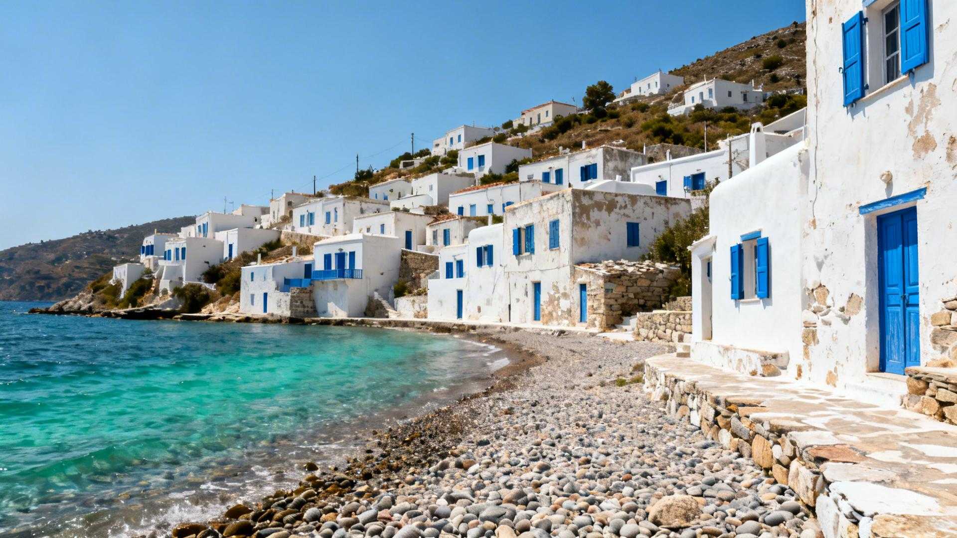 Ce village de 616 habitants garde un château englouti sous 2 km de galets