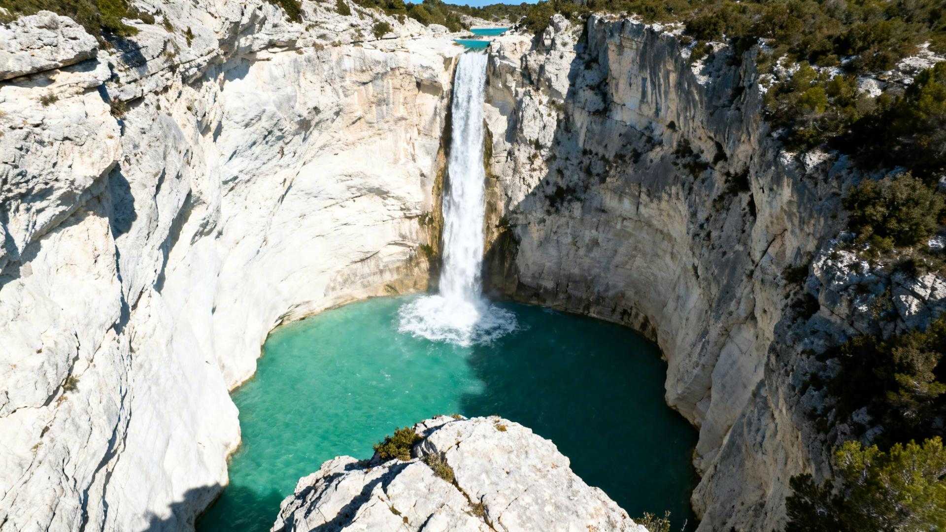 À 45 minutes de Nice, cette cascade de 90 mètres coûte 1€ l'entrée