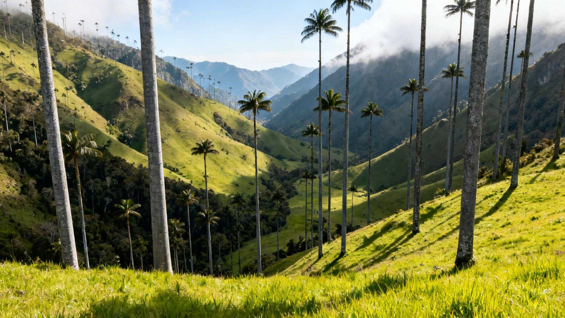 Ces palmiers de 60 mètres défient les Andes à 2 900 m d'altitude