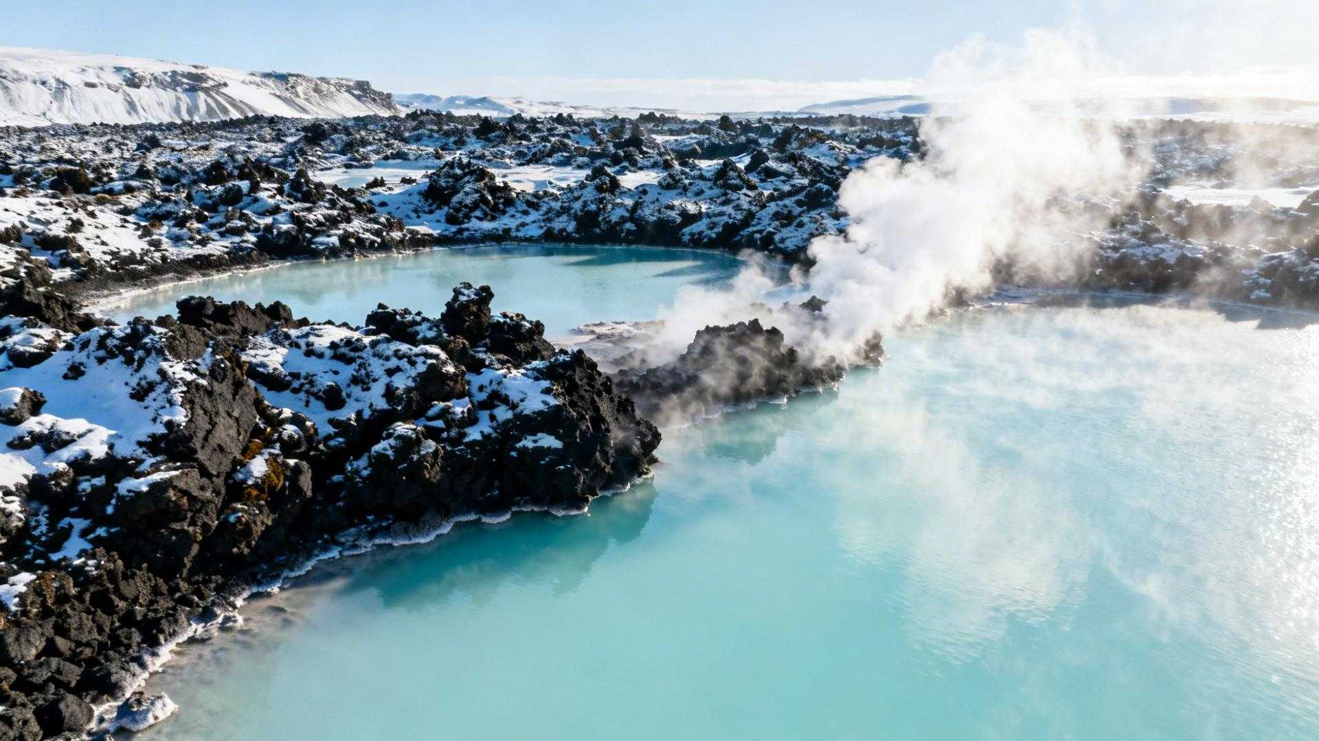 En Islande, 6 millions de litres d'eau à 39°C se renouvellent seuls tous les 2 jours