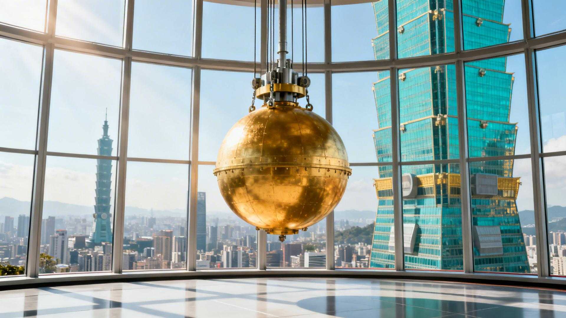 Cette boule dorée de 660 tonnes absorbe les typhons depuis 20 ans