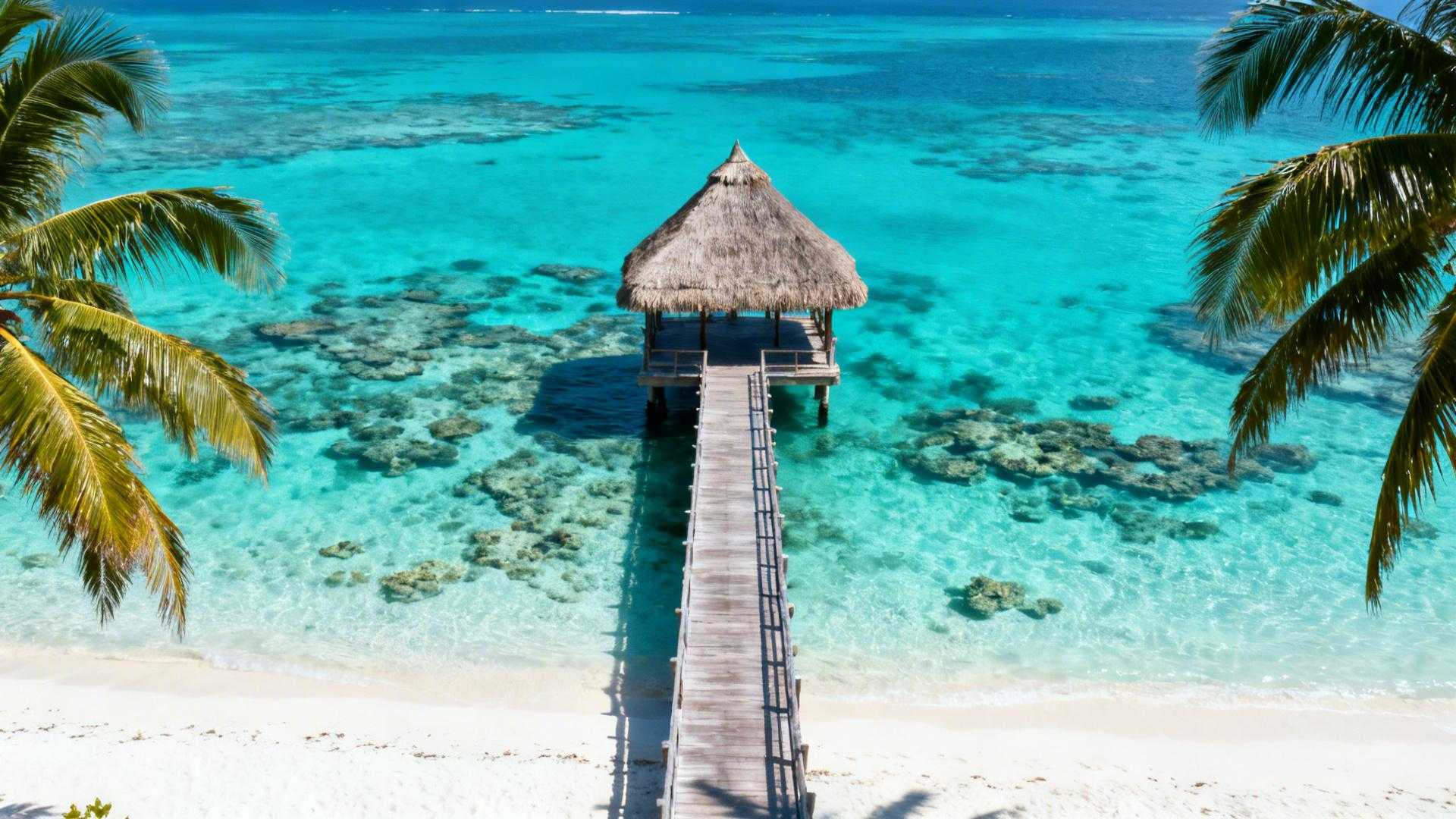 Ce jetty thatché coûte 3 € quand les Maldives facturent 200 €