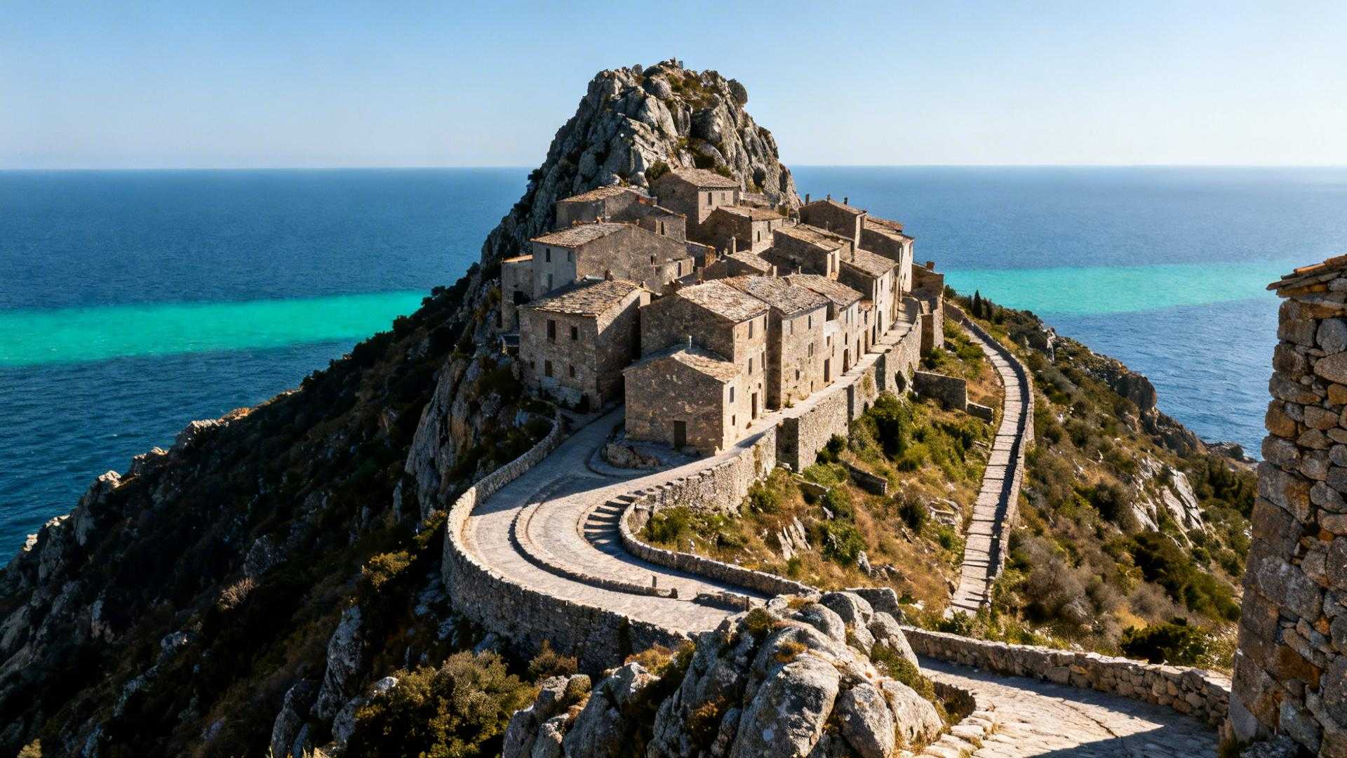 Soixante-quinze maisons défient la gravité depuis 1 200 ans en Haute-Corse