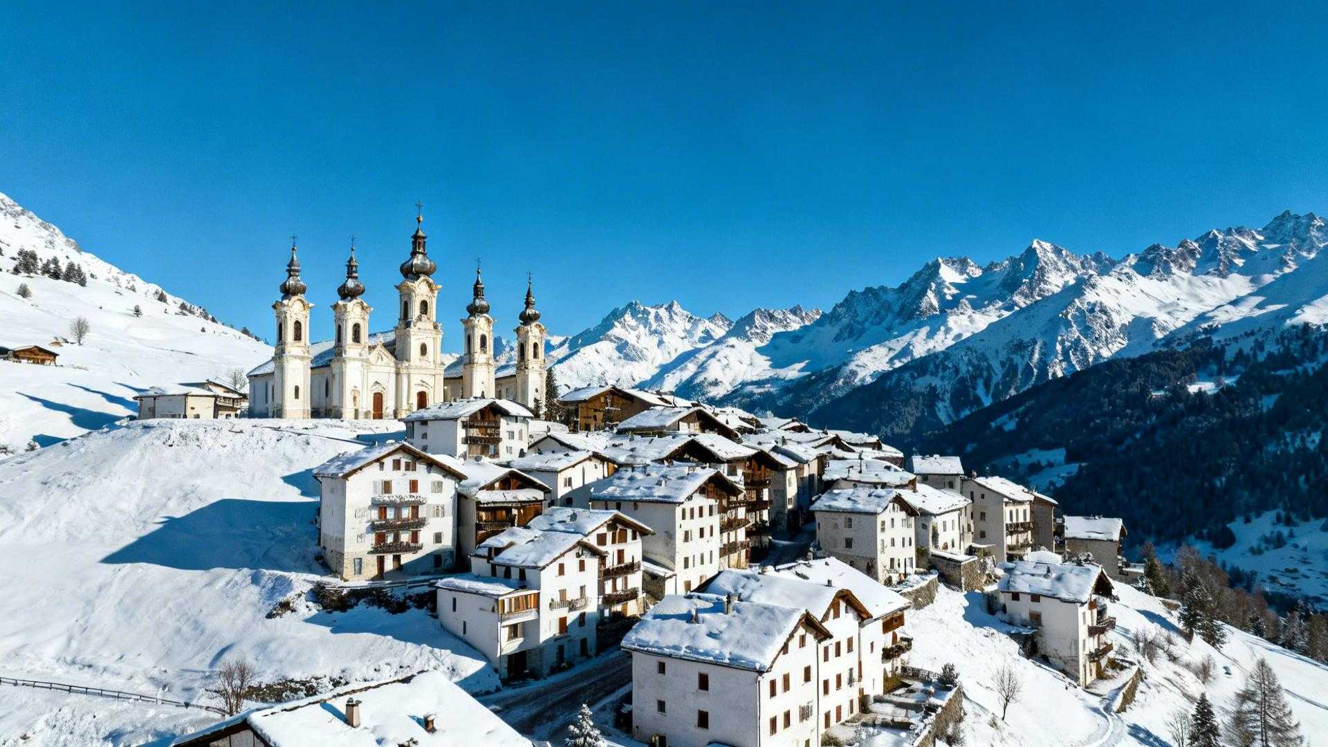 Ce village de 1700 âmes cache 7 chapelles que 1,5 million de skieurs ignorent