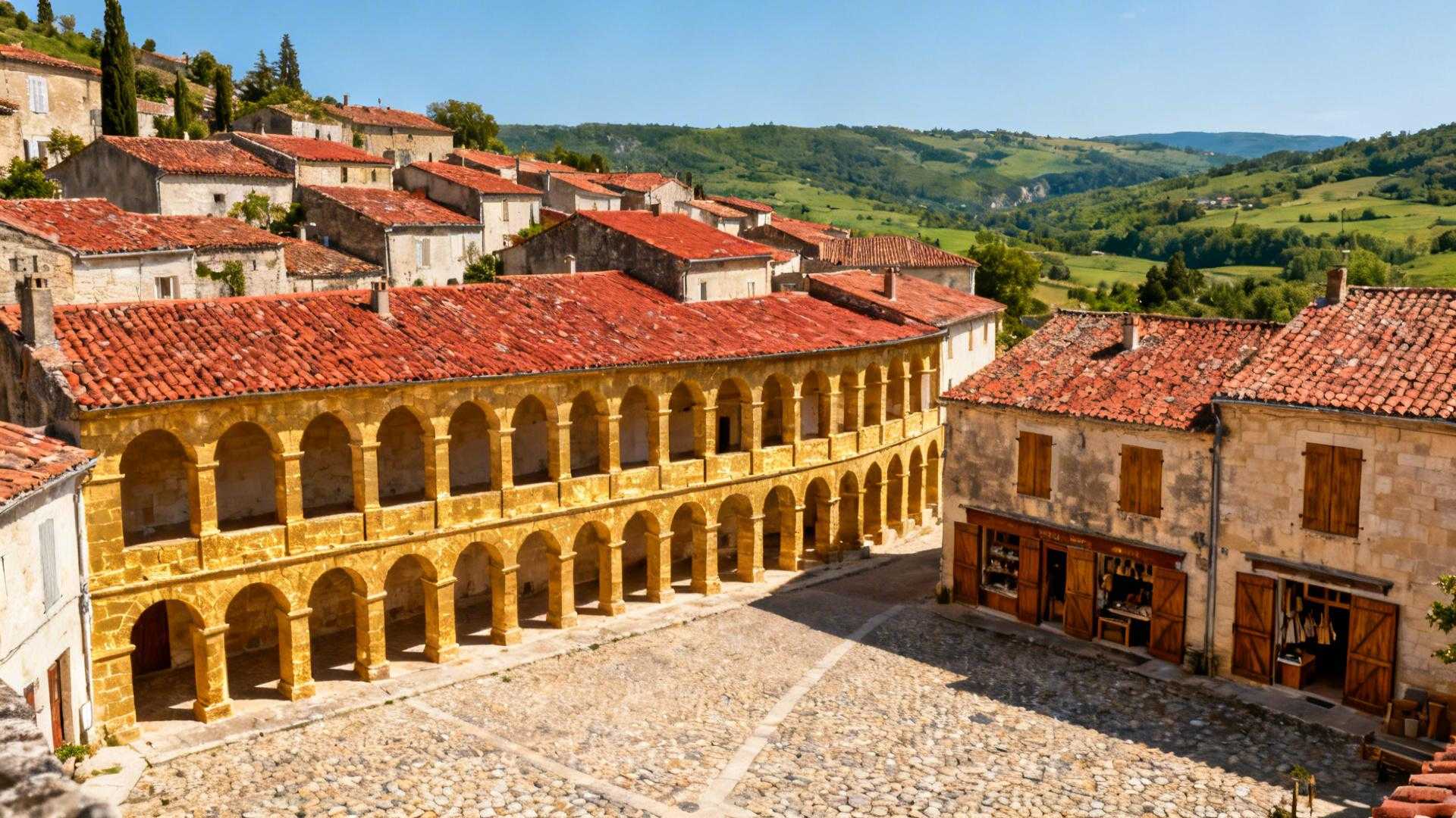 Ce village de 711 âmes cache 47 arcades que la Toscane lui envierait