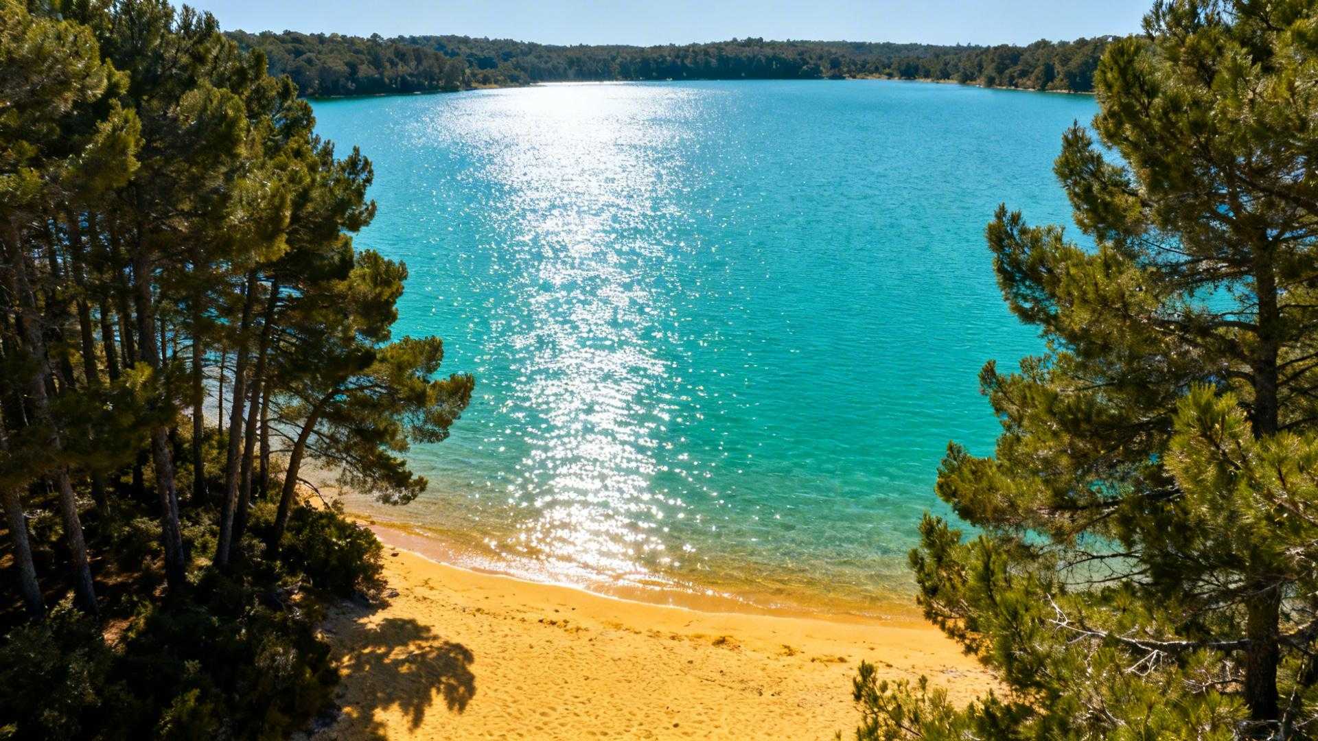 Ce lac landais cache 3000 ans d'histoire sous 8 mètres d'eau turquoise