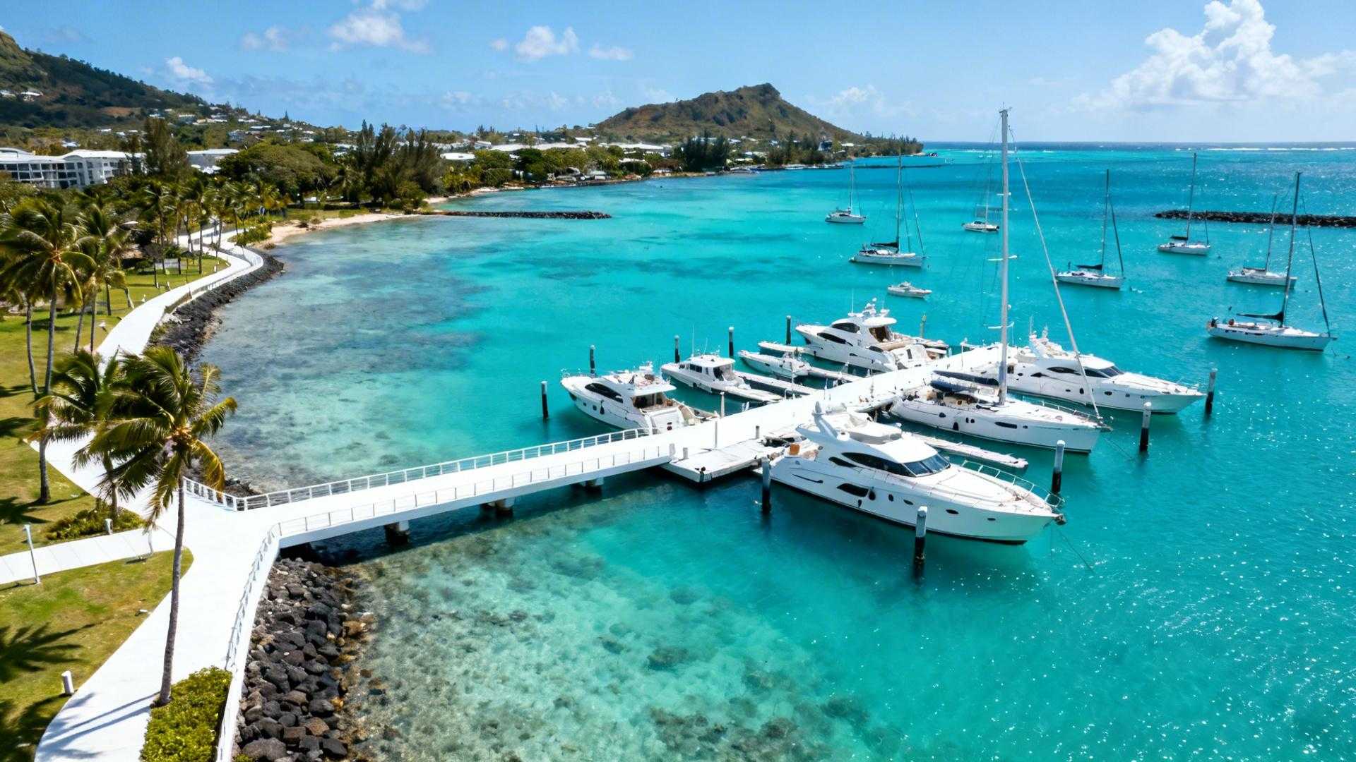 Grand Baie coûte 150 € la nuit quand Saint-Tropez facture 400 € pour même ambiance yacht