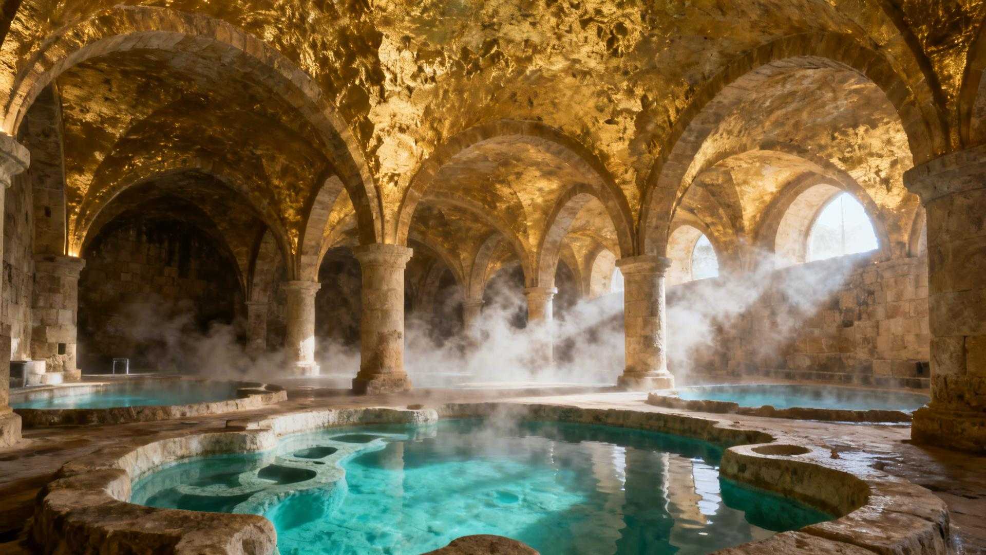 Cette ville de 3 519 âmes cache la seule station thermale troglodytique de France