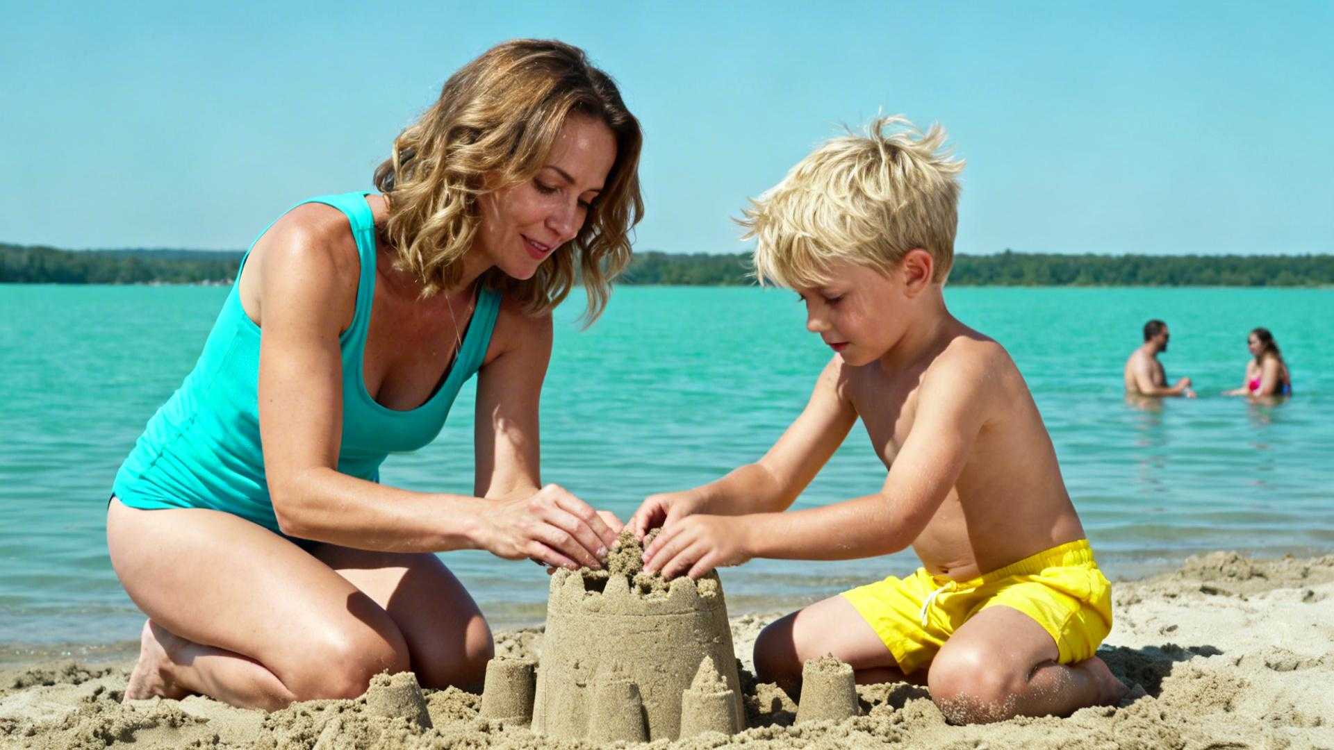 À 2 km de Sardent, ce lac de 11 hectares garde 3 mètres de fond pour les familles