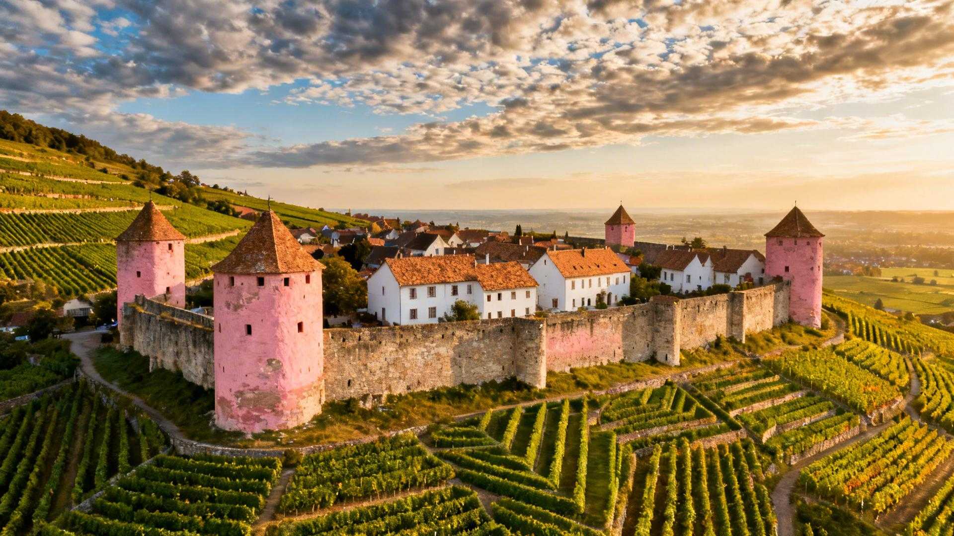 Ce village de 881 âmes garde 1,6 km de remparts que Kaysersberg a perdus