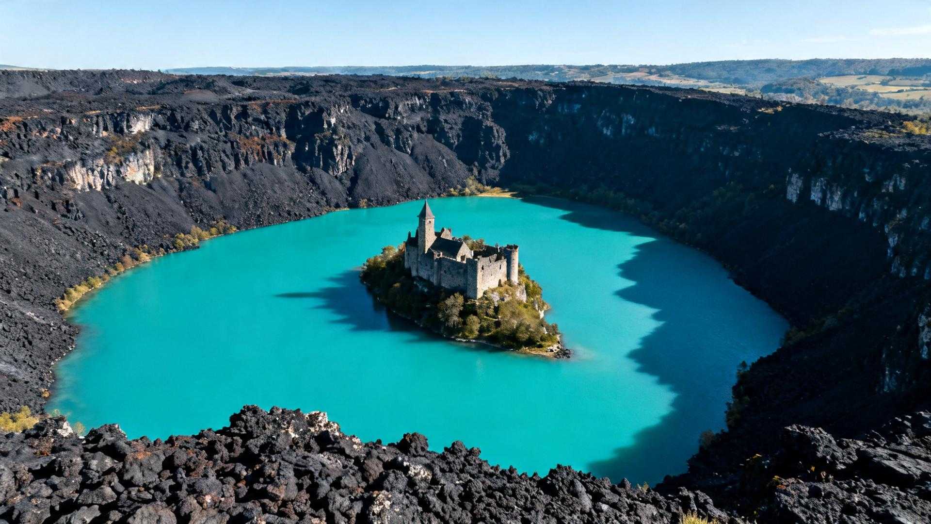 Ces gorges de 20 km cachent 5 châteaux médiévaux et un lac volcanique