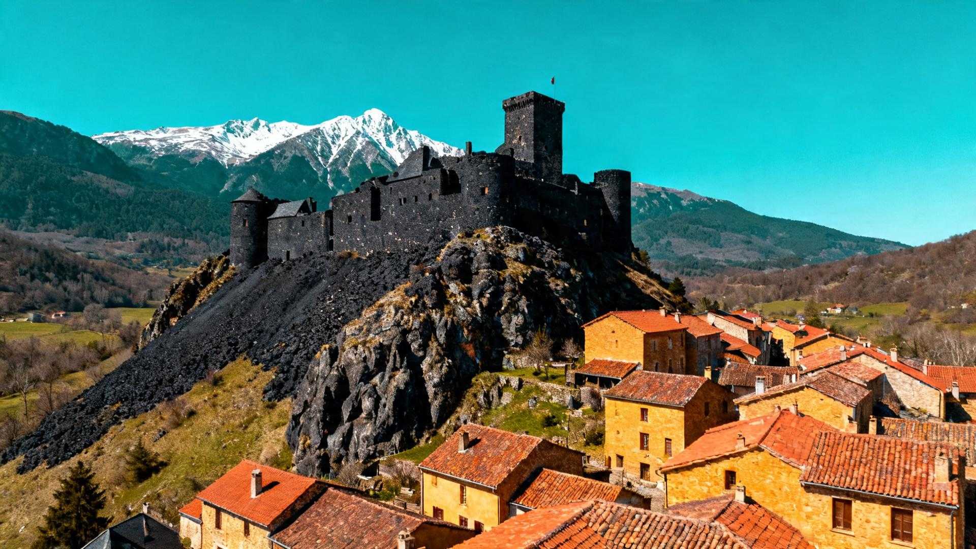 Ce château médiéval de 672 âmes à 850 m domine le Sancy depuis 1425
