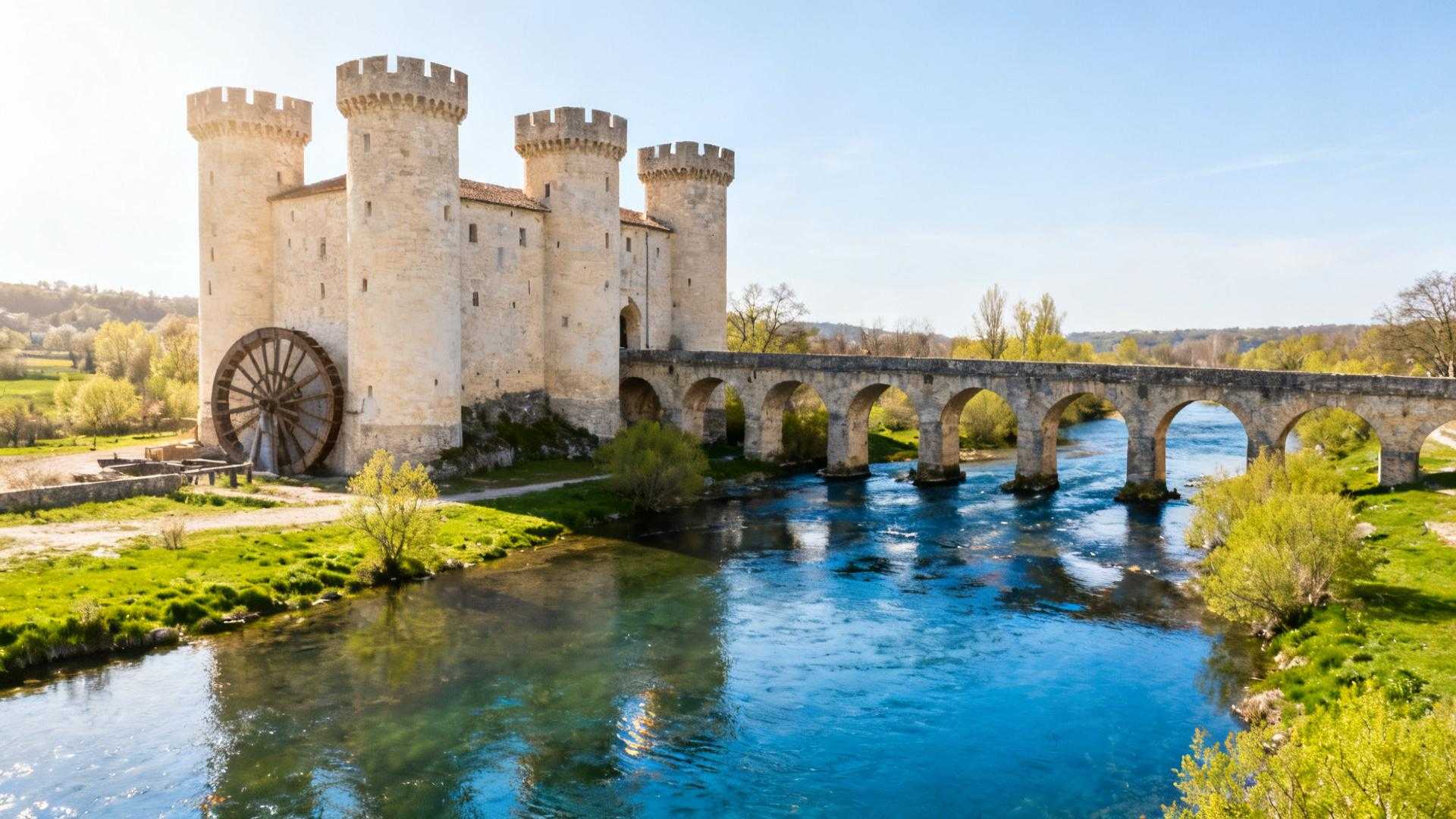 Ce moulin fortifié de 29 mètres était le péage d'Henri IV sur la Gélise