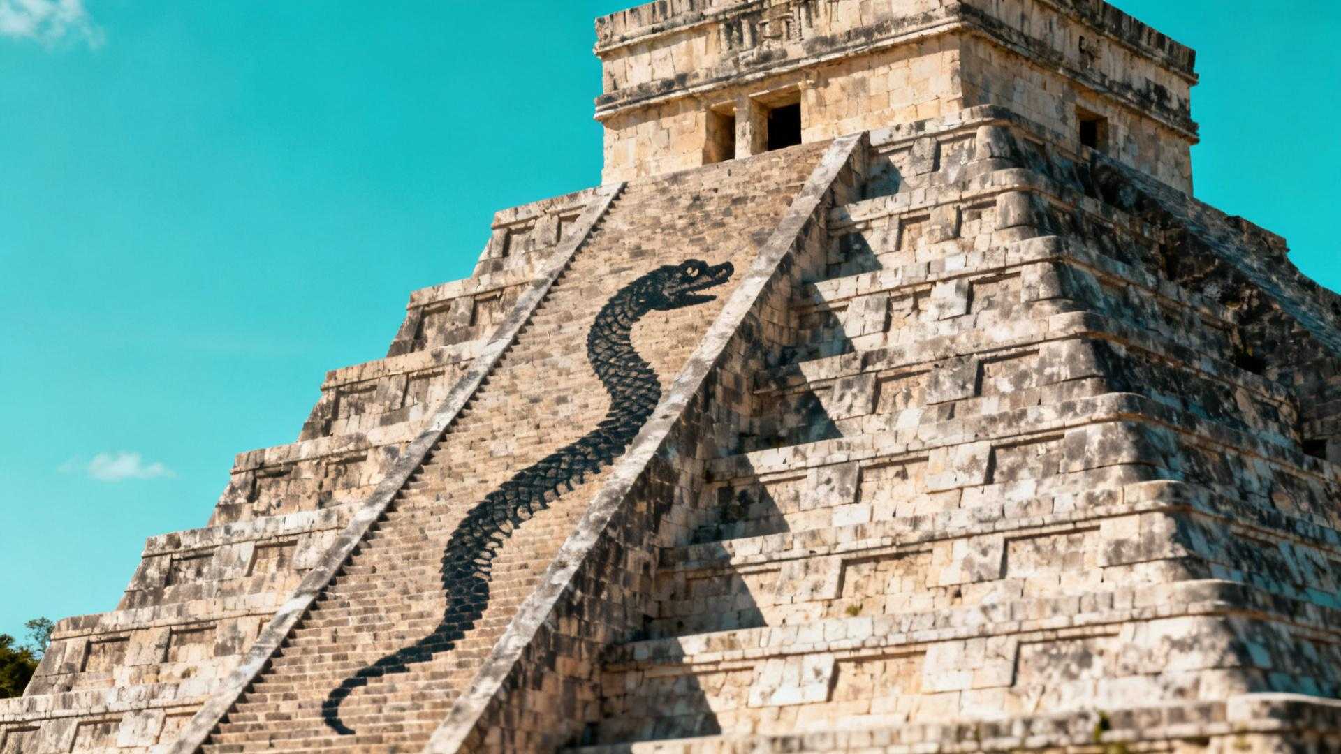Deux fois par an seulement, cette pyramide de 30 mètres révèle un serpent géant
