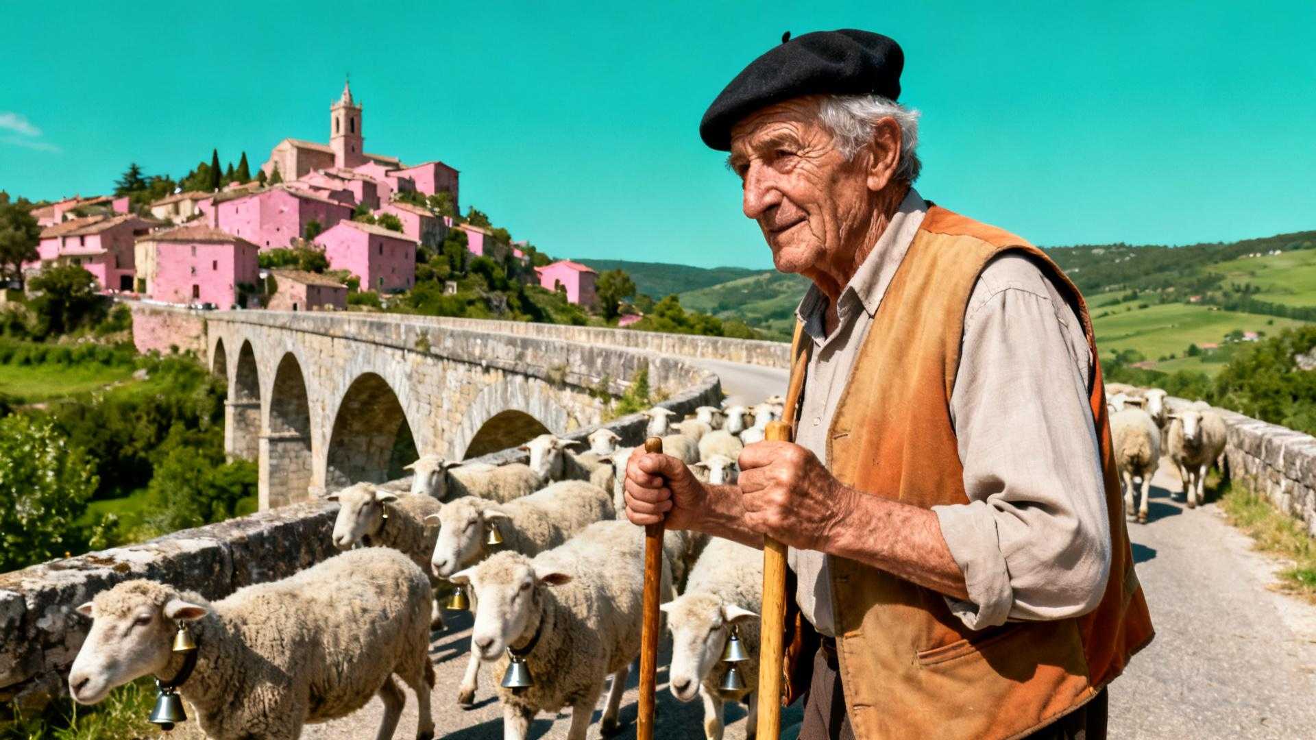 Ce village de 426 âmes garde le seul pont moutonnier d'Europe depuis 1875