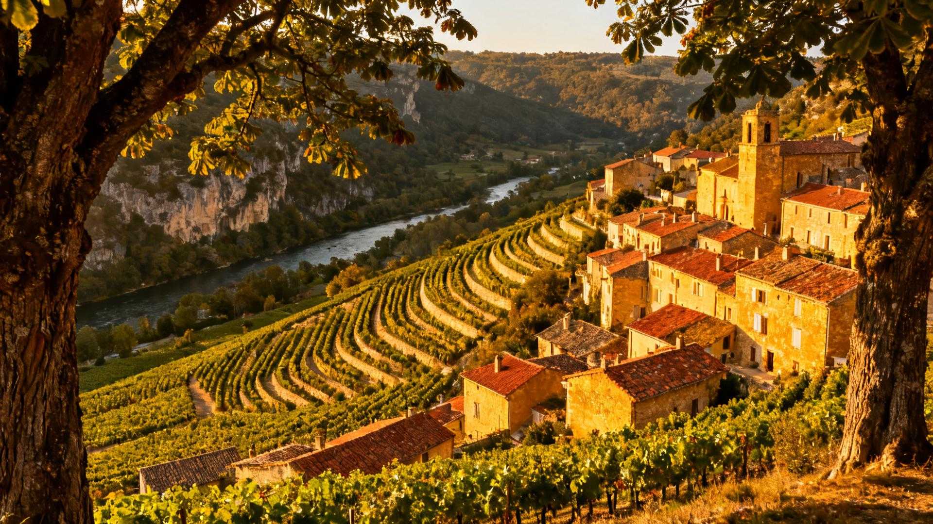 Ce village de 223 âmes garde le cépage Chatus que même l'Ardèche oublie