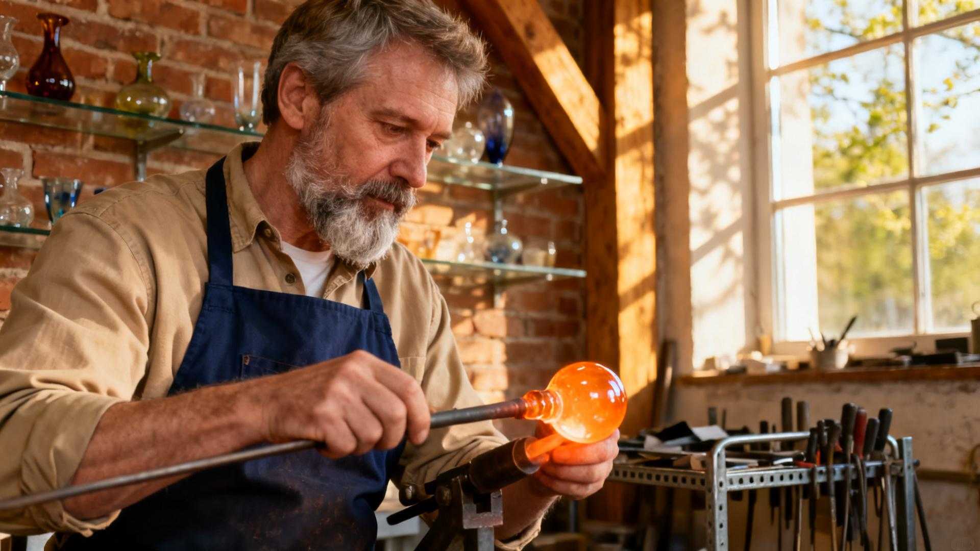 Biot cache 10 verreries où le verre bullé naît sous vos yeux depuis 1956