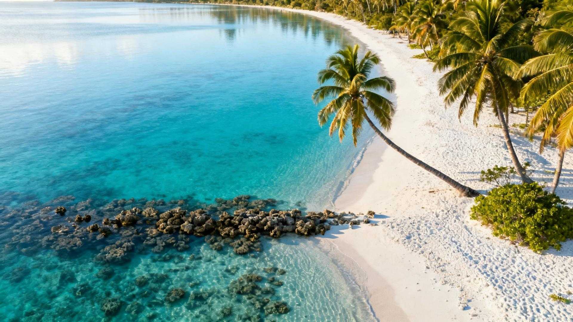 7h du matin sur cette plage guadeloupéenne – les locaux gardent ce timing secret
