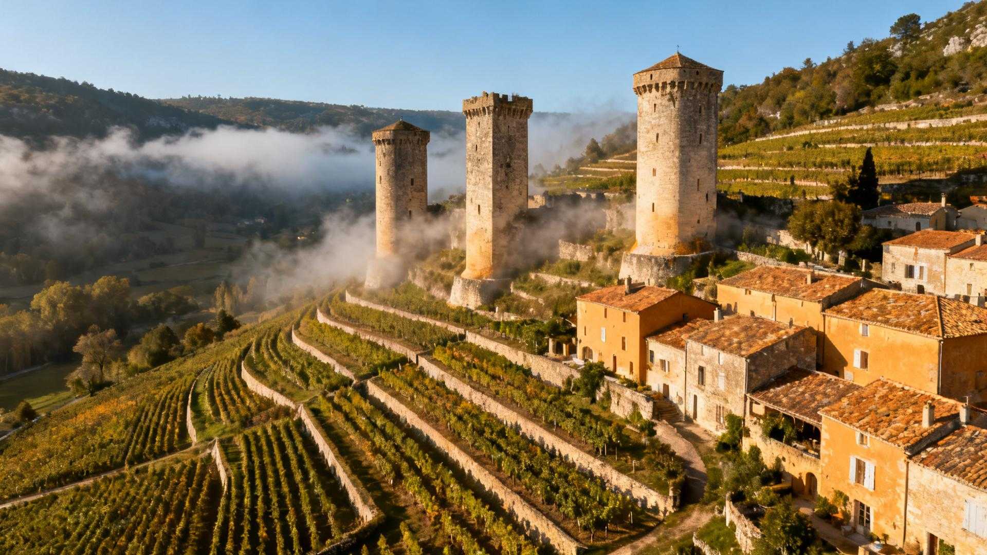 Ce village de 1 388 âmes garde 3 châteaux médiévaux que même Lyon ignore