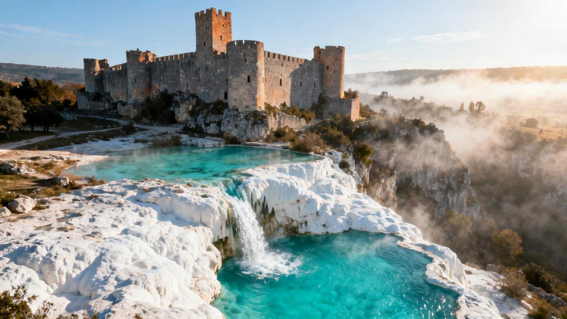 Ce château du XIIIe siècle cache 13 m³/s d'eau cristalline que 110 000 locaux boivent