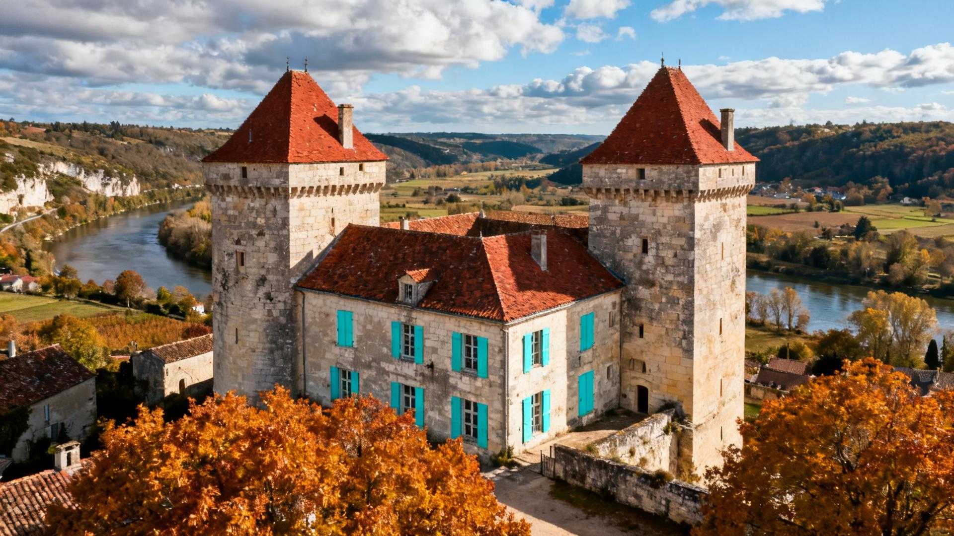 Ce village de 1 171 âmes garde un château médiéval gratuit que Sarlat envie