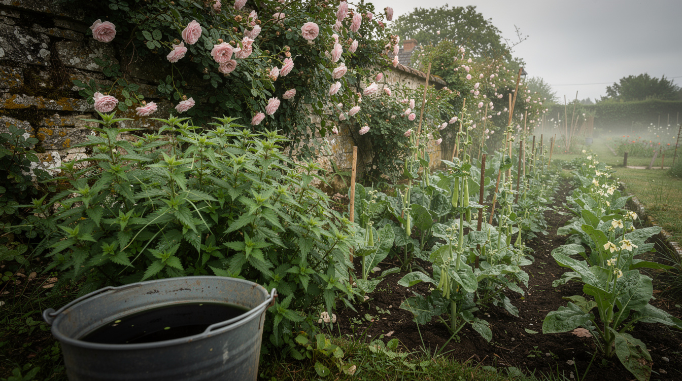 1 kg d'orties, 10 litres d'eau, 72 heures : mes rosiers débarrassés des pucerons sans un gramme de chimie