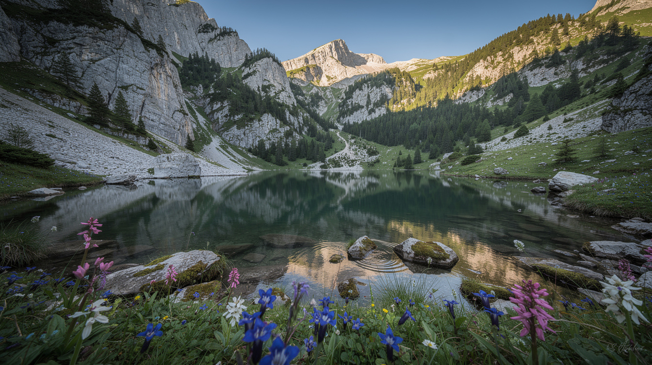 Ce lac d'altitude du Bugey n'existe que six semaines par an, juin en est le cœur