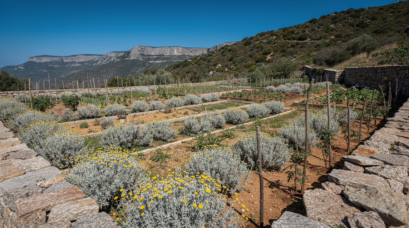 Trois siècles que les paysans corses bordent leur potager de cette plante argentée qui sent le curry