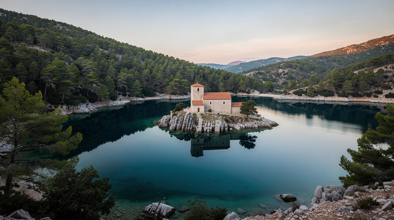 Le seul parc national de Croatie où l'on paie pour nager dans deux lacs salés, vide en juin
