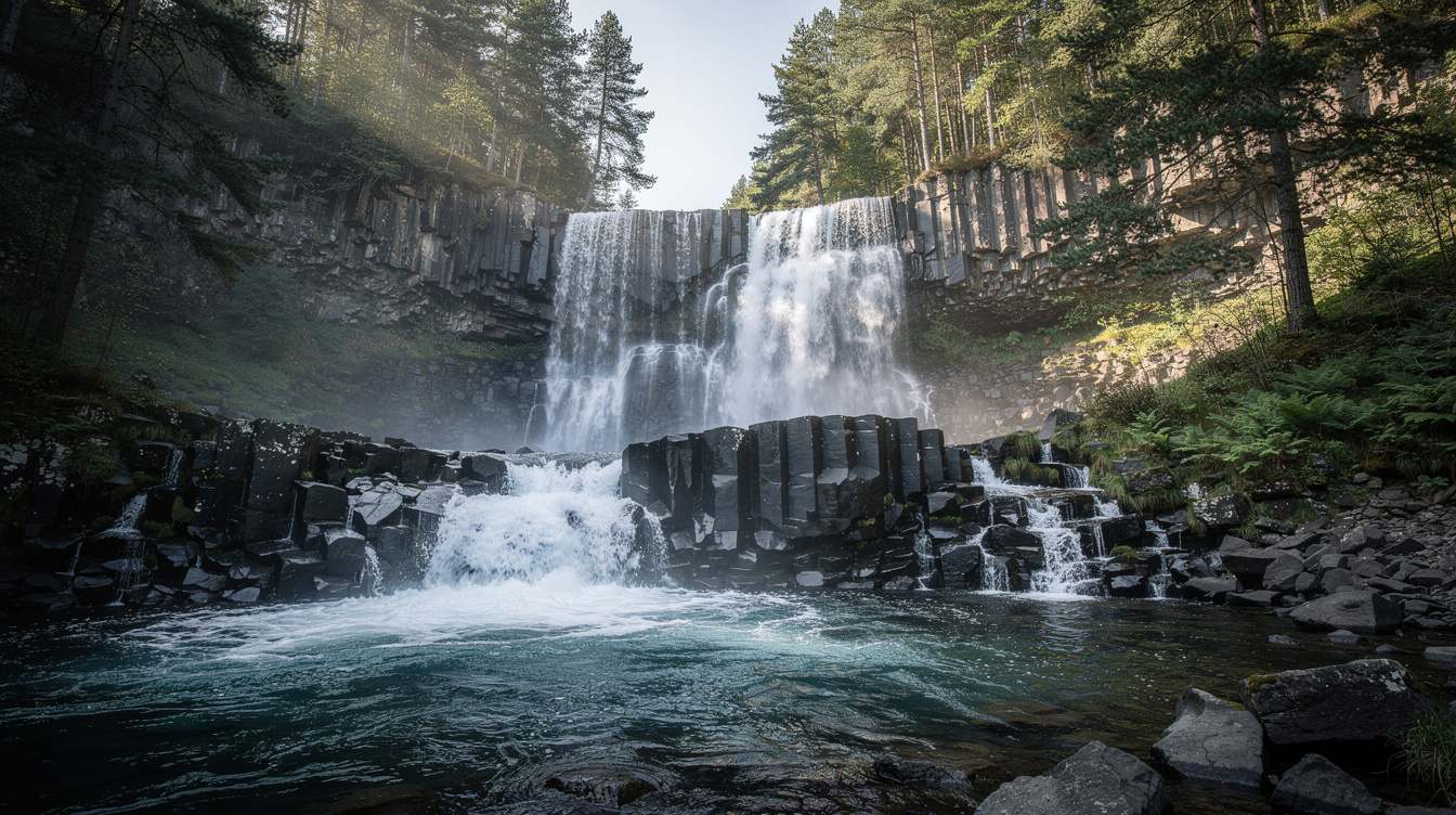 Sur le plateau du Mézenc, la cascade de la Beaume gronde six semaines avant de se taire