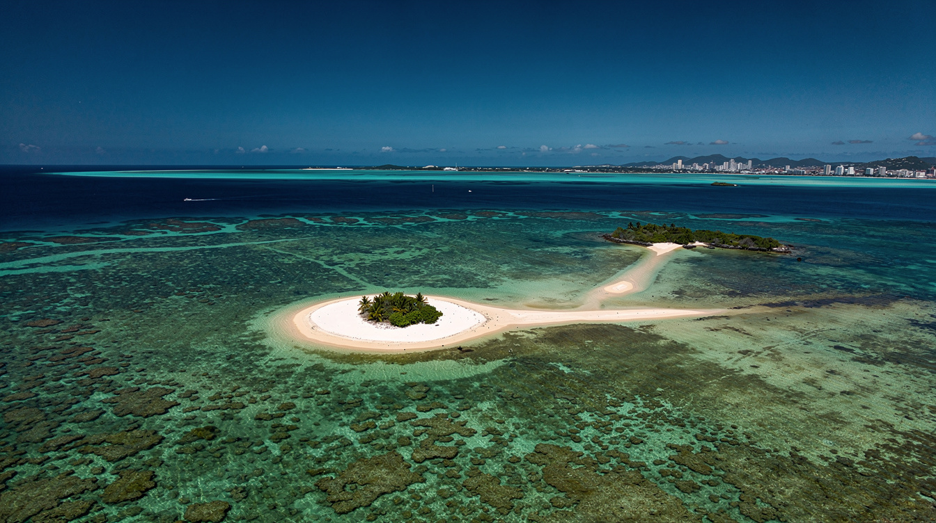Cet îlot calédonien à 10 minutes de Nouméa où le lagon UNESCO atteint 23°C en juin