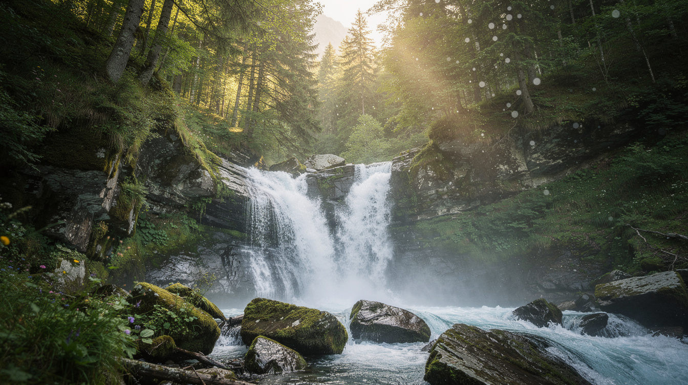 Cette cascade haut-savoyarde tombe à pleine puissance six semaines, jamais en août