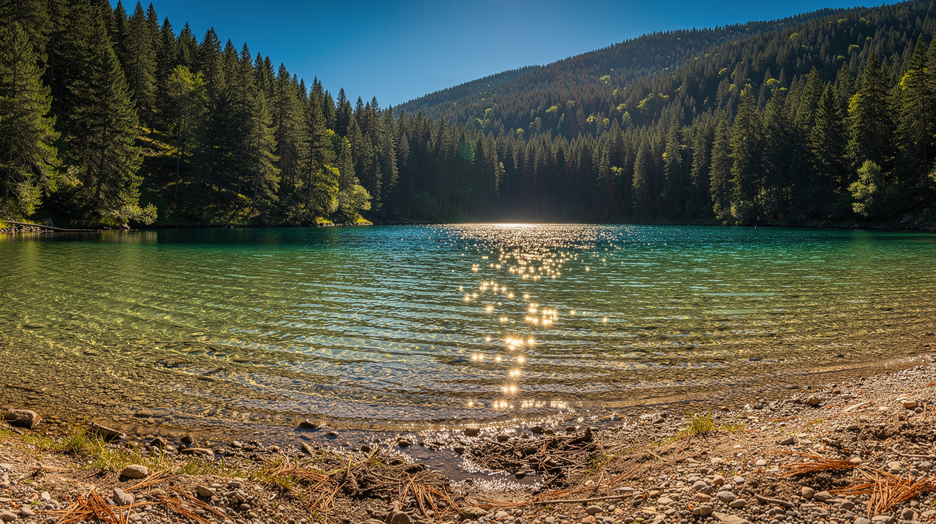 Adieu le lac d'Annecy, les habitants d'Oyonnax nagent dans ce lac du Bugey à 1 006 mètres