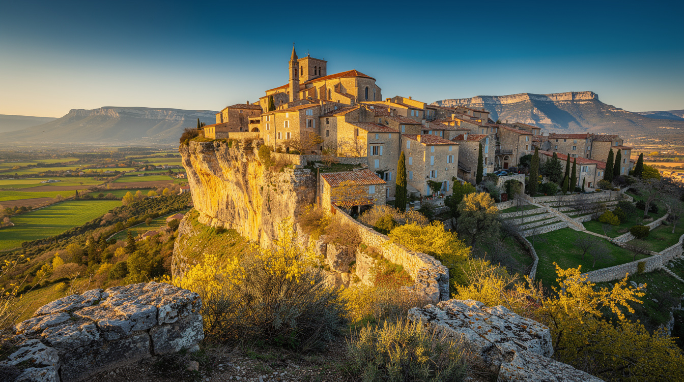 Moins de 15 résidents permanents dans ce village perché du Luberon que des artistes ont sauvé en 1940