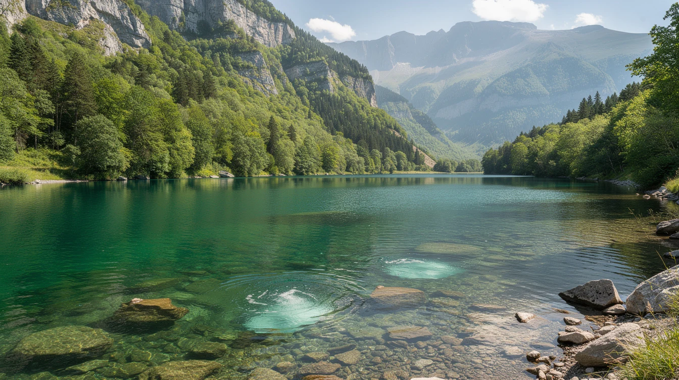 Le seul lac de France où des griffons alimentent un monde invisible à plus de 1 km sous la surface