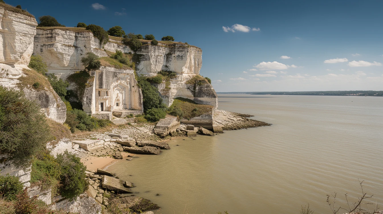 911 habitants, des falaises crétacées et un ermitage monolithe : ce village mérite le détour