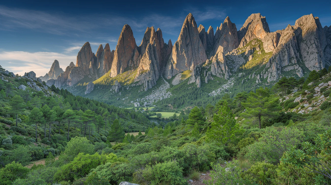 Moins connu que Bonifacio, ce col de 1 218 m cache 700 m de falaise noire réservés aux grimpeurs