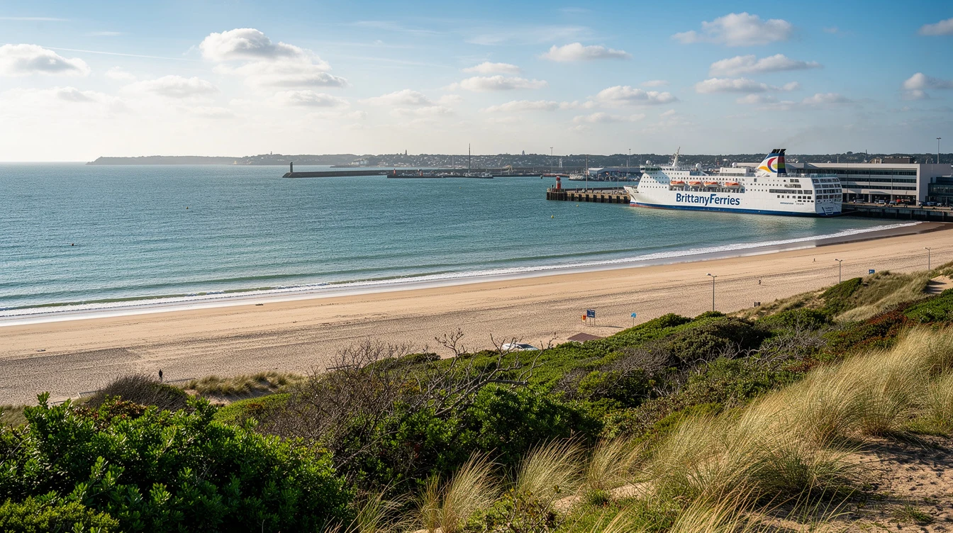 Méconnu des estivants, ce port normand de 9 212 habitants traverse la Manche 3 fois par jour depuis 1986