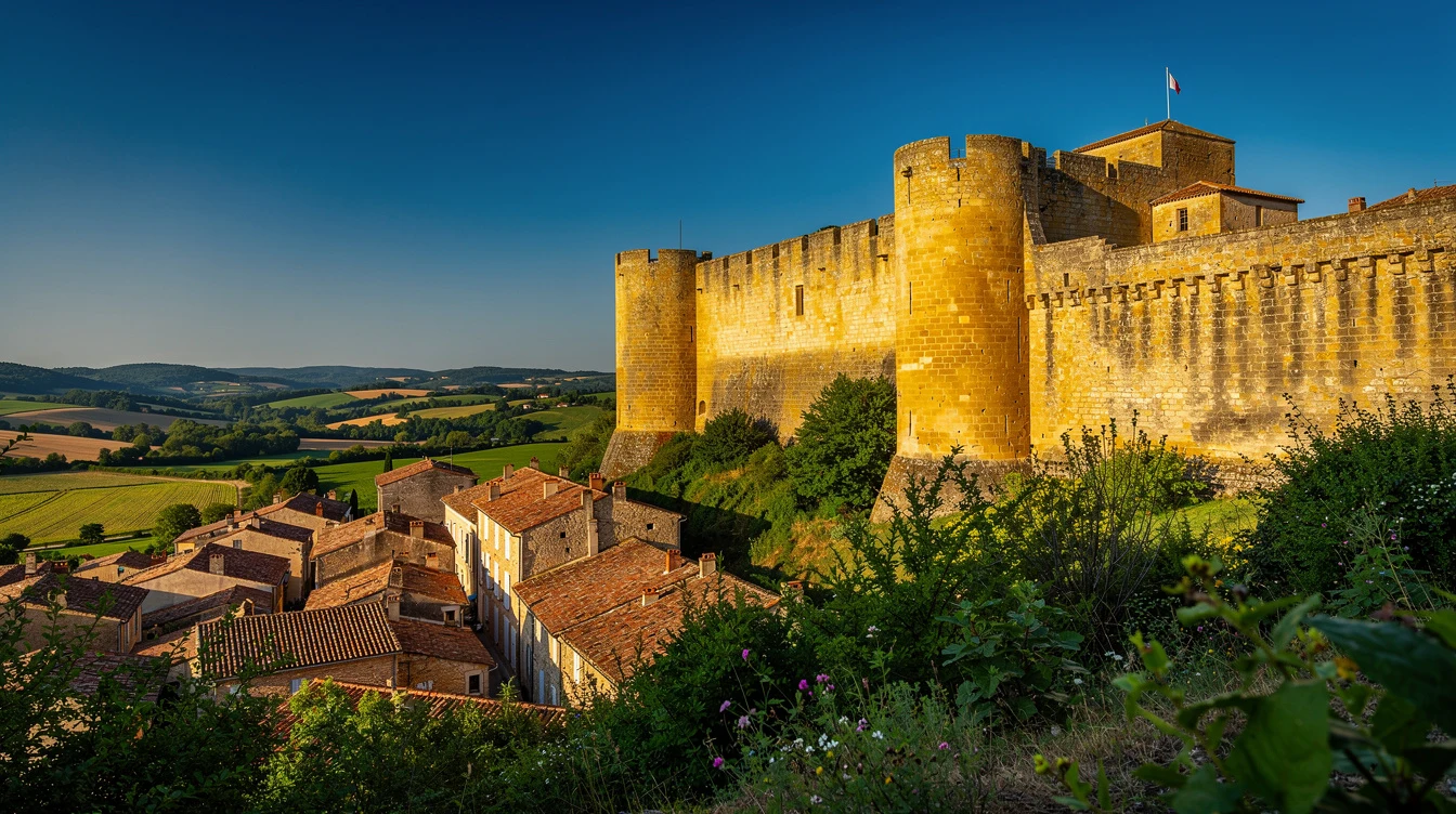 Moins connu que Lectoure, ce village gersois cache 15 m de remparts Renaissance sur 30,49 km² de silence