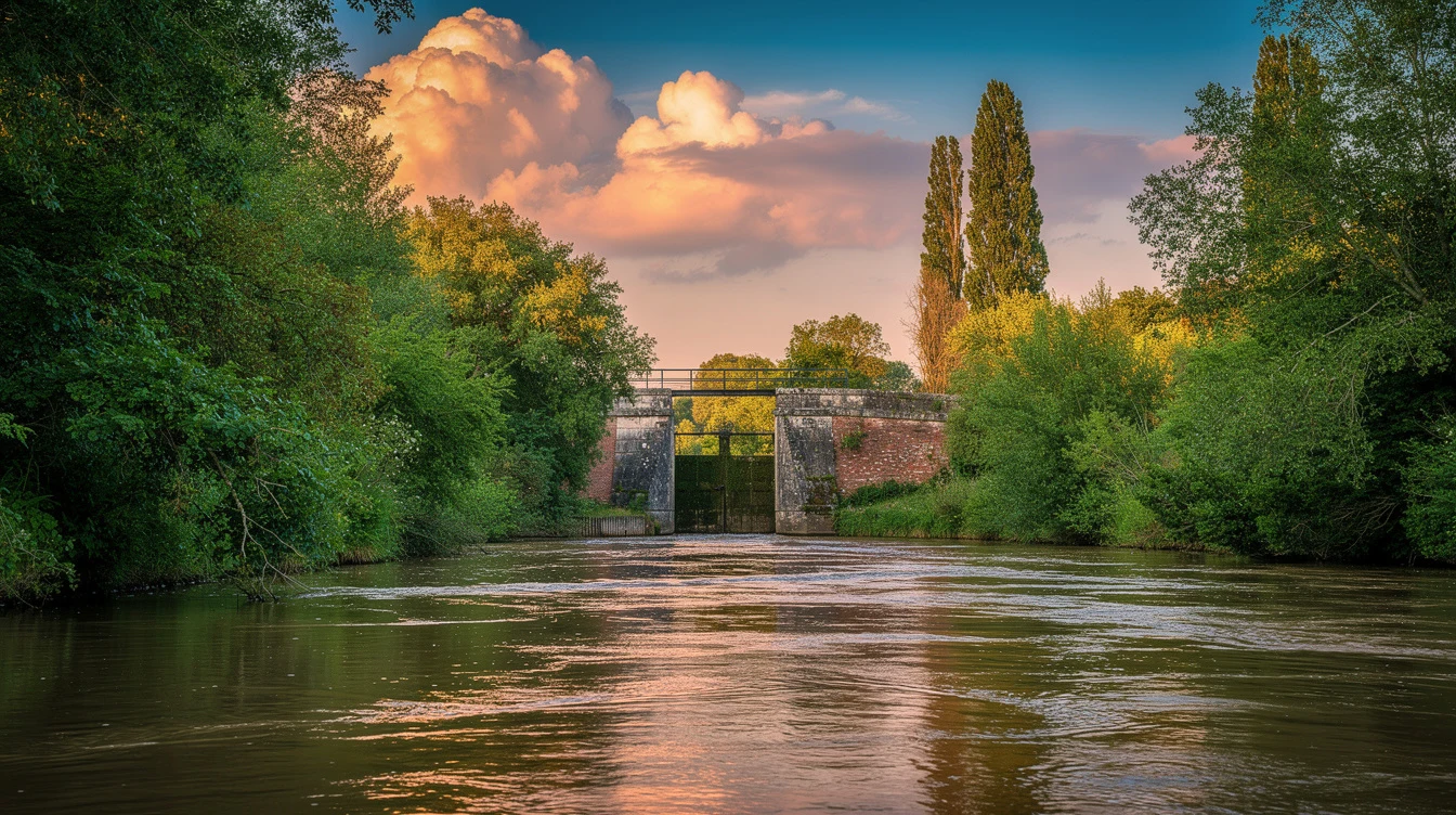 La Sèvre Nantaise, dernier grand affluent de la Loire avant lestuaire, navigable jusquà Vertou