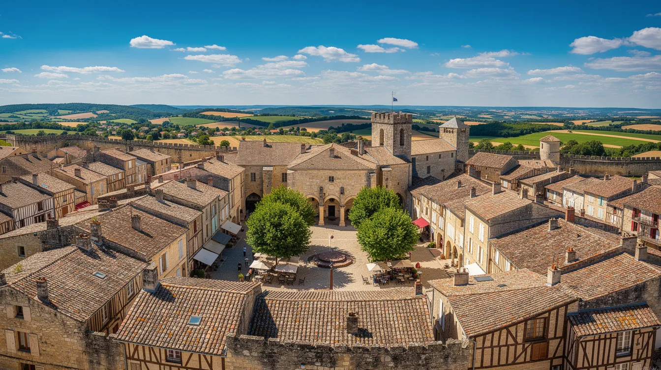 Près de 200 000 visiteurs cherchent ce village médiéval où les rues forment un échiquier parfait