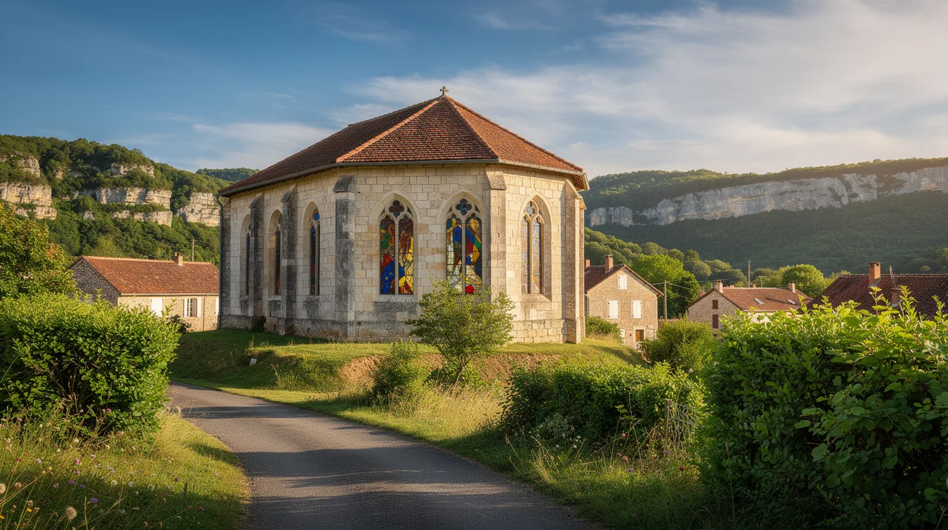 Avec 1 249 habitants, ce village du Corrèze garde six vitraux de Marc Chagall