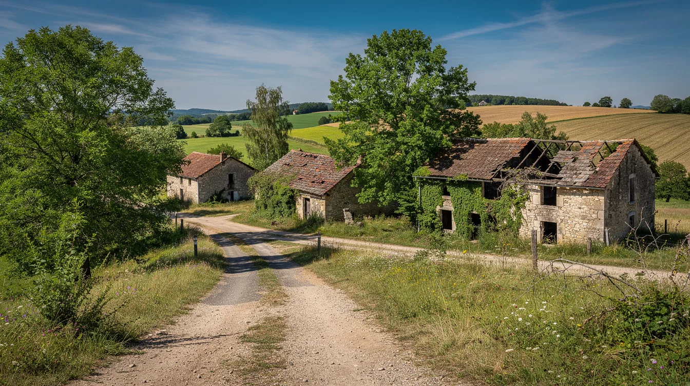 Courbefy, le hameau fantôme vendu aux enchères puis repris par la végétation