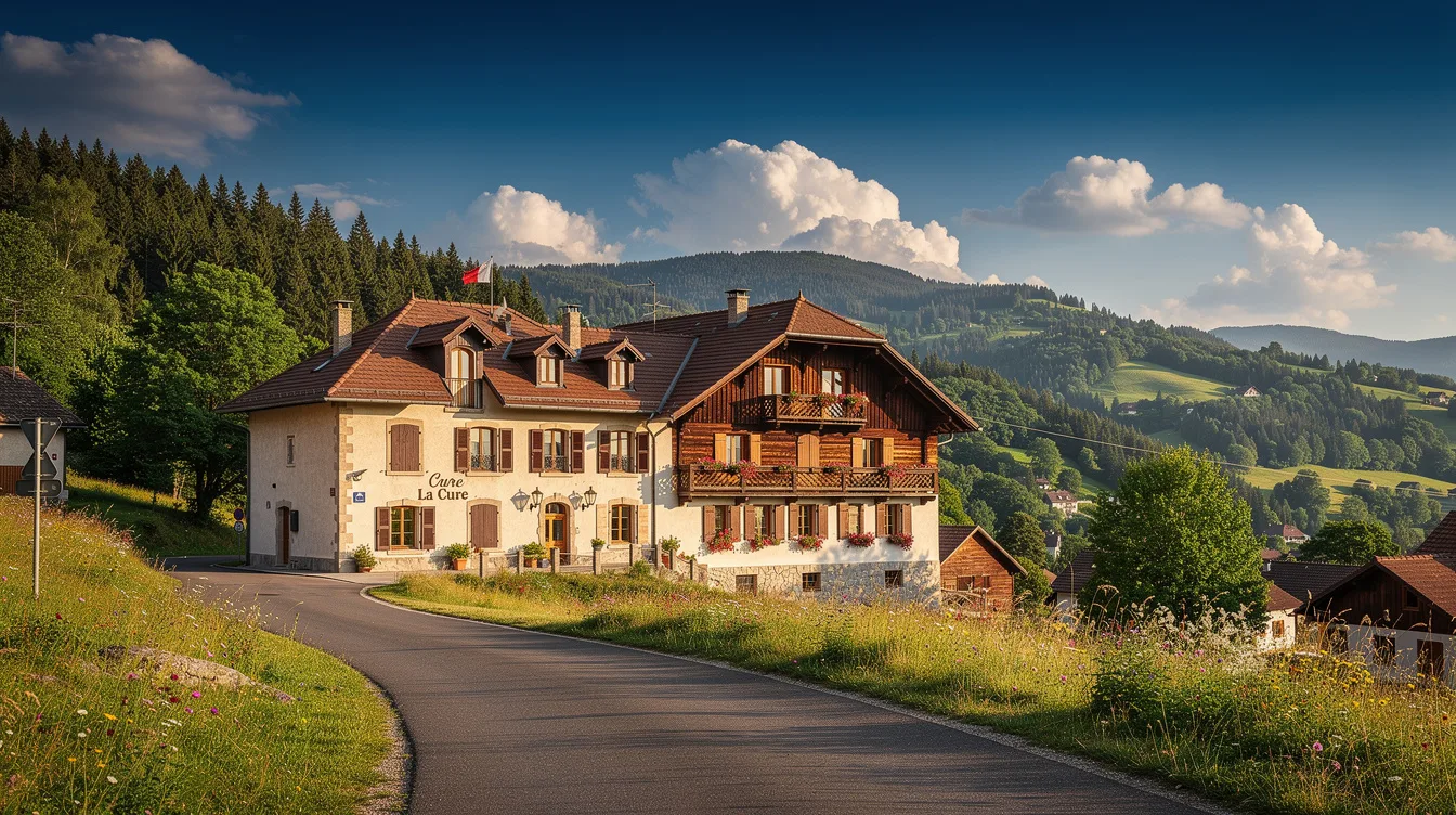 Dans ce hameau du Jura, un hôtel permet de dormir à cheval sur deux pays