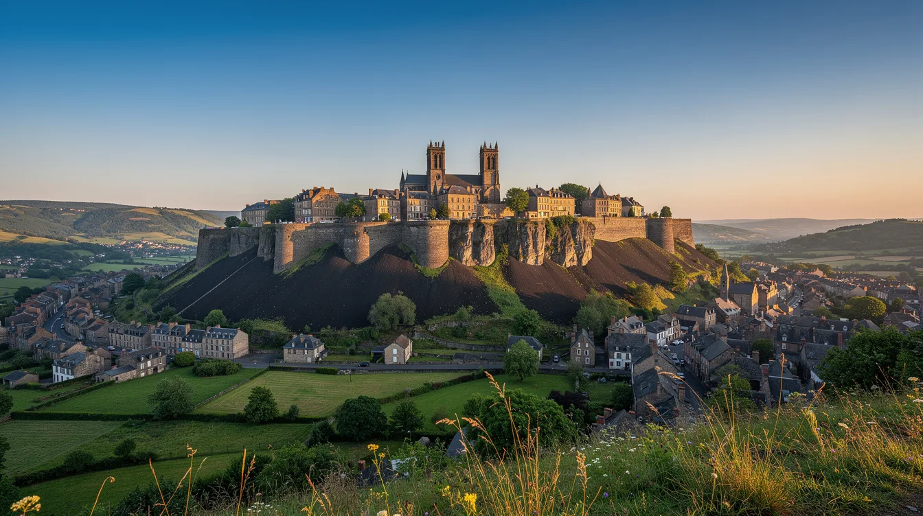 Ce n’est pas un village perché : cette ville du Cantal vit au sommet d’un plateau volcanique