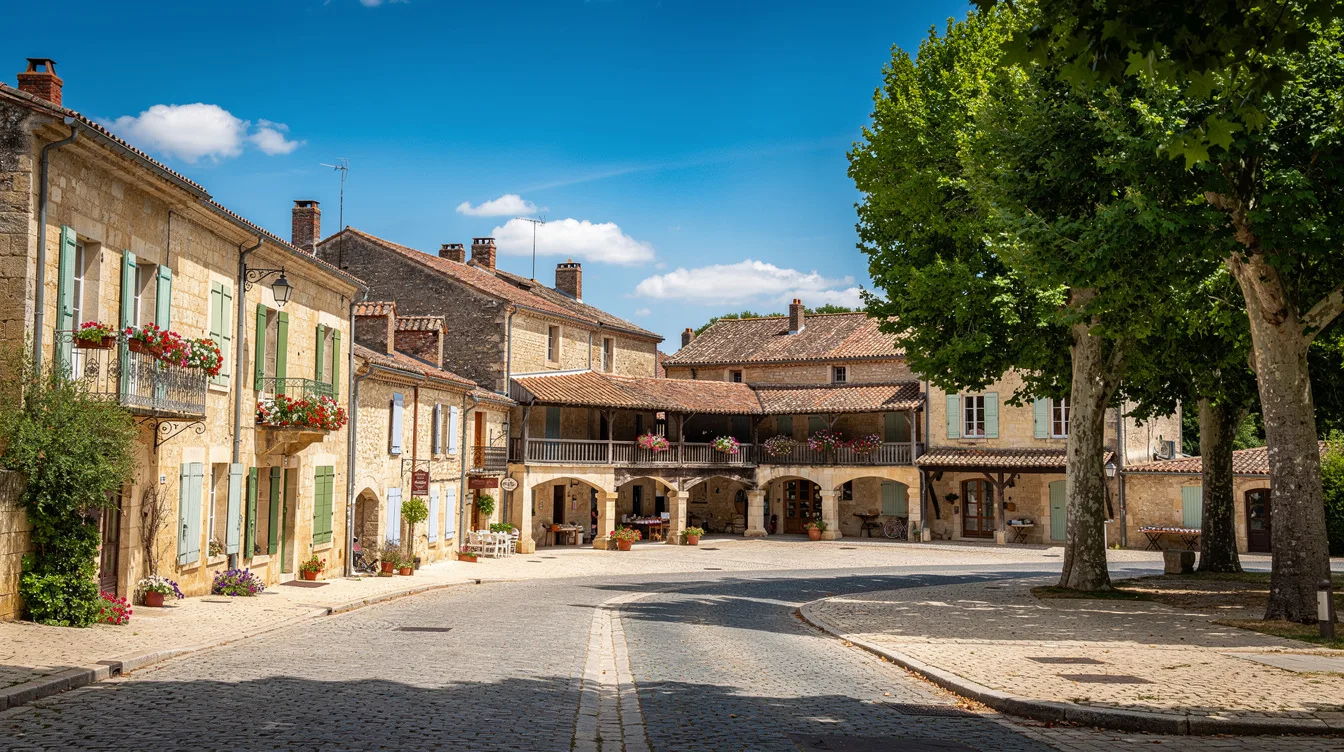 Près de Bergerac, cette bastide médiévale a pris un étonnant accent britannique