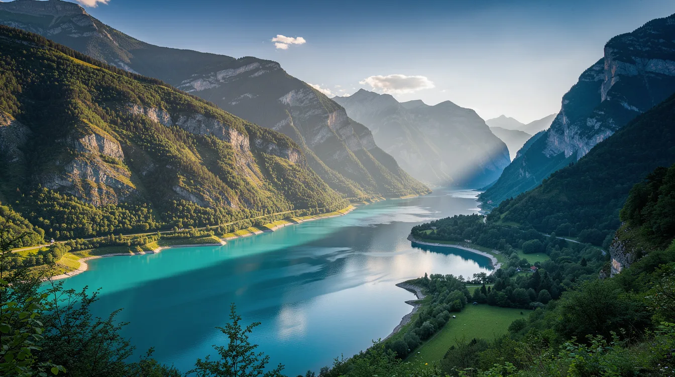 Pas besoin de partir au Népal : ce lac d’Isère a ses passerelles himalayennes