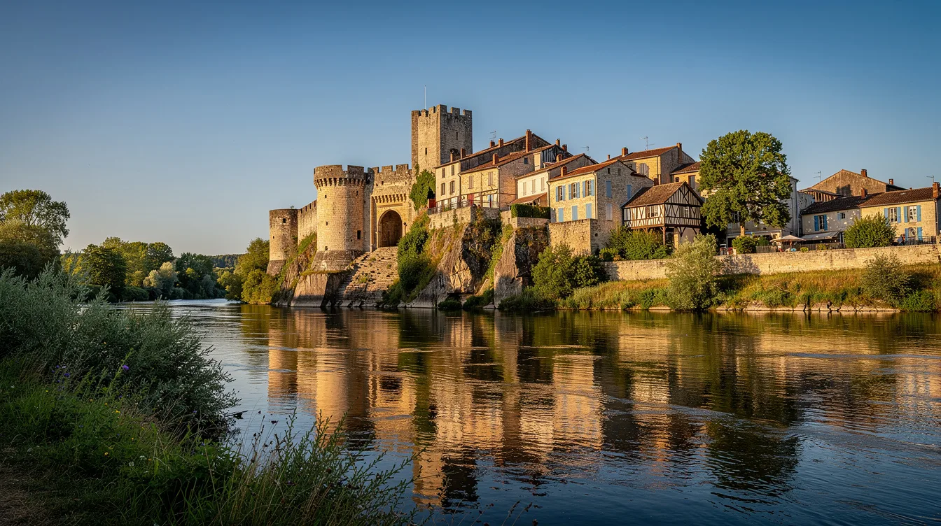 Cette cité médiévale des Deux-Sèvres épouse une boucle du Thouet