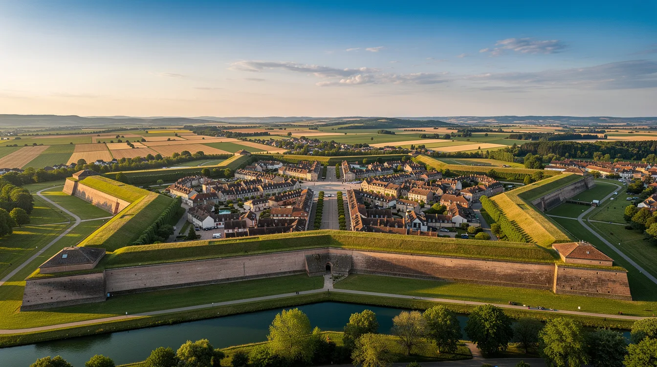 Près de Colmar, cette ville fortifiée née en 1697 intrigue par son plan parfait